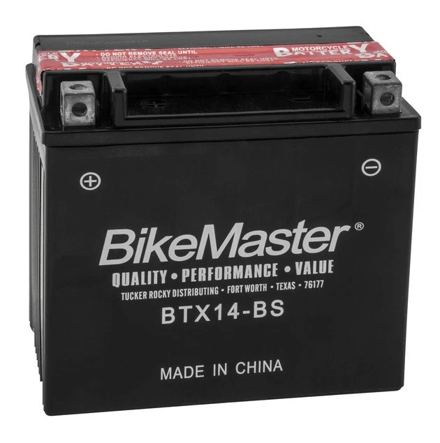 BikeMaster Maintenance Free Battery BTX14-BS #781325 - Image 1 of 1