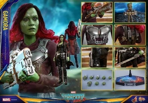 Hot Toys MMS483 Guardians of the Galaxy 2 II Gamora Zoe Saldana Figure - Picture 1 of 7