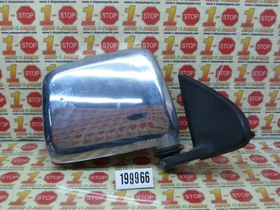 Espejo retrovisor de puerta cromado manual para pasajero/vista lateral derecha Nissan 1986-1997 OEM Foto 1 de 4