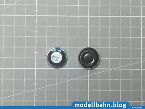 20mm Lautsprecher 2W rund für Piko H0 Loks mit ESU, Zimo, Tams & Co Decoder - Bild 1 von 1