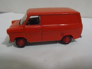 Schuco Red Ford Transit "Broken Door" Made In Germany 1/66 Scale Kastenwagen - Picture 1 of 7