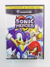 Sonic Heroes Nintendo GameCube 2004 Black Label Complete with Manual Tested