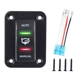 4Pin 3 Way Waterproof Auto/Off/Manual Bilge Pump Switch Panel 12V 24V SPDT 20A - Picture 1 of 6