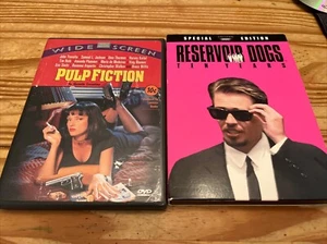 quentin tarantino dvd lot Pulp Fiction Reservoir Dogs - Picture 1 of 6