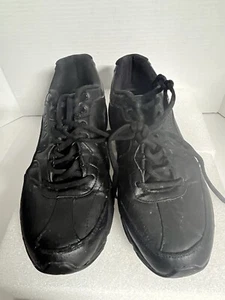 Zapatos FILA para hombre negros de cuero sintético top bajo talla 9 - Imagen 1 de 8