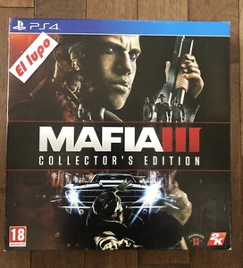 MAFIA 3 COLLECTOR PS4 EDITION LIMITEE NEUF SOUS BLISTER VERSION FRANCAISE - Foto 1 di 2