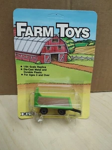 1986 Ertl Farm Toys 1/64 Green Hay Rack Wagon Stock #1262 NIP, Deutz Allis - Picture 1 of 4