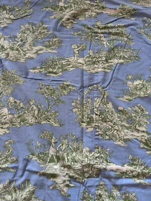King Size Duvet Cover Reversible Toile & Pillow Ticking  - Image 1 of 4