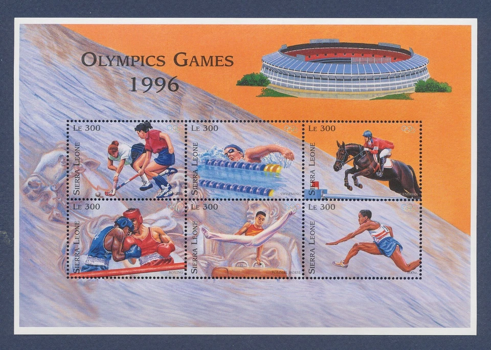SIERRA LEONA - Scott 1881 - MNH S/S - Juegos Olímpicos - 1996 --a Foto 1 de 1