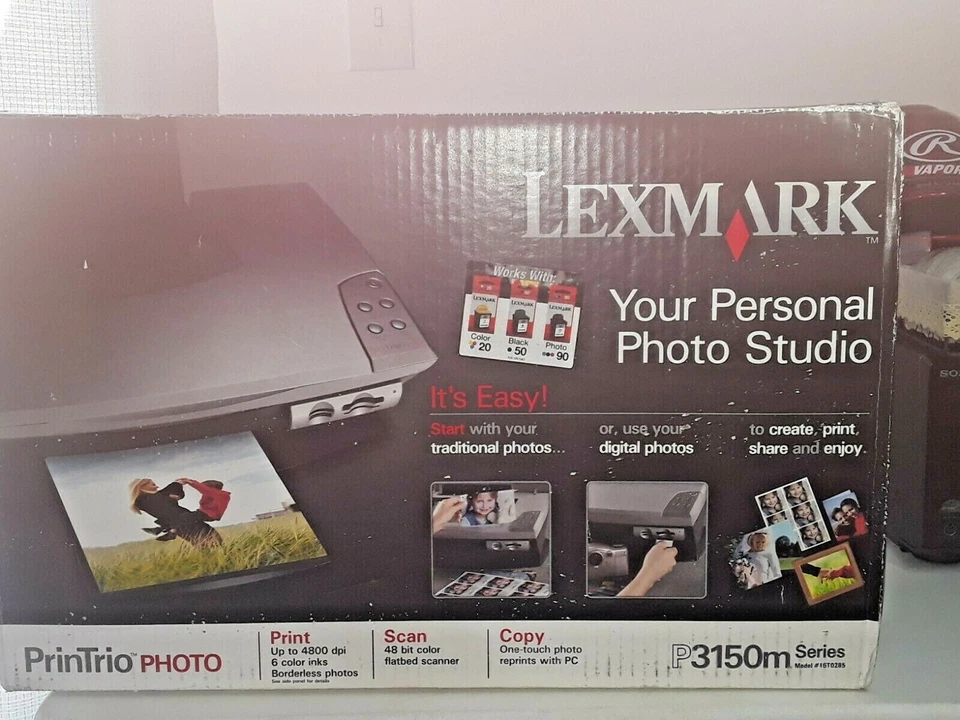 ******* NEW Lexmark PrinTrio Photo Printer P3150 P3150M 16T0285 Print Scan Copy  - Image 1 of 4