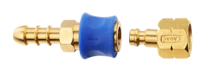 CADAC 8MM QUICK RELEASE COUPLING GAS HOSE SELF HEALING VALVE STOVE CONNECTION - Picture 1 of 8