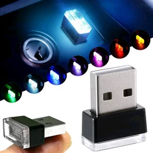 1PC USB LED Mini Car Light Neon Atmosphere Ambient Bright Lamp Light Accessories - Zdjęcie 1 z 26