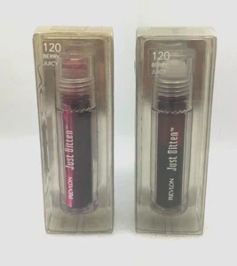 (2) REVLON Just Bitten Lip Stain #120 BERRY JUICY Liquid Roller **DISCONTINUED - Picture 1 of 6