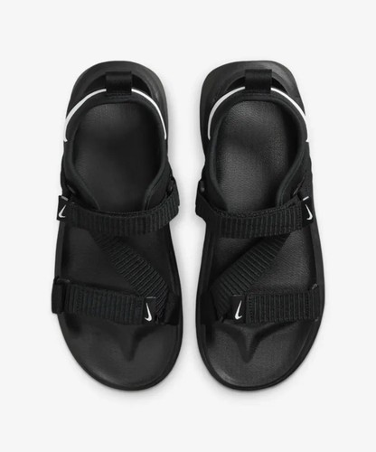 Sandali da uomo neri Nike taglia 13 scarpe slip on con cinturini