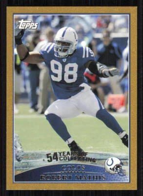 2009 Topps Gold #241 Robert Mathis /2009 - Image 1 of 2