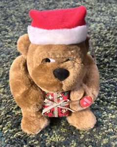 Vintage Chrisha verspielter Plüsch 1988 Affe Gorilla Affe brauner Schimpanse Weihnachten 9 Zoll - Bild 1 von 5