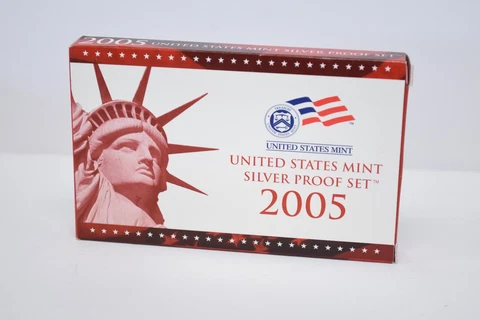2005-S US Mint Silver Proof Set w/ Box & COA (ps1056) Cover