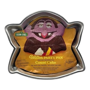 Wilton The Count Cake Pan 1977 502-7431 Sesame Street Muppet lata de hornear vintage - Imagen 1 de 11