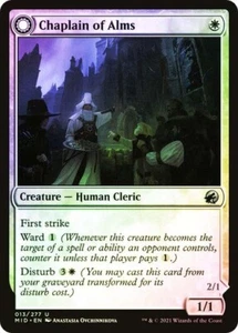 Chaplain of Alms Chapel Shieldgeist FOIL 013 Innistrad: Midnight Hunt MID MTG - Picture 1 of 2