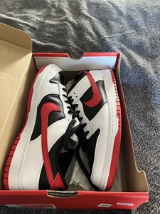 Nike Dunks Size 12 Mens Black, university Red, White - Picture 1 of 7