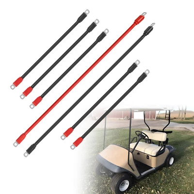 Kit de cableado de batería de carro de golf de 7 piezas para EZGO TXT 1994-hasta 36 y 48 voltios Foto 1 de 4