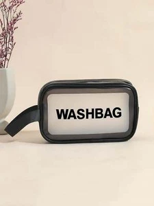 Washbag Makeup Bag Cosmetic Organizer Toiletries Bag Makeup Organizer Zip Pouch - Picture 1 of 7