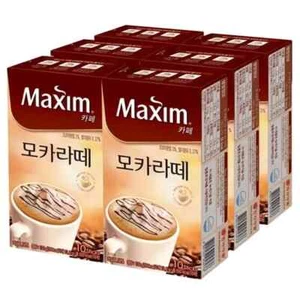 Maxim Café Mokka Latte Kaffeemischung 13,2gx 10Stick x 6 Box Korea Kaffee - Bild 1 von 9