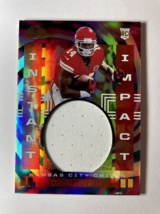 2021 Panini Illusions NFL Instant Impact Patch Cornell Powell Chiefs RC Card - Bild 1 von 2