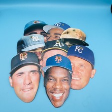 1990 Topps Heads Up! Baseball Stars Suction Cup Heads Intact - Free Shipping