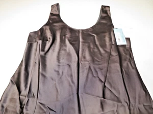 Future Collective Dark Gray Sleeveless Satin Evening Gown Women's 2X I5 - Picture 1 of 5