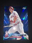 2018 TOPPS CHROME MIKE TROUT #100 LOS ANGELES ANGELS BLUE REFRACTOR /150