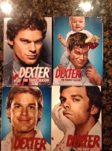 Dexter Complete Lot, Seasons 1,2,3&4 (DVD,16-disc) Authentic US Release - Picture 1 of 6