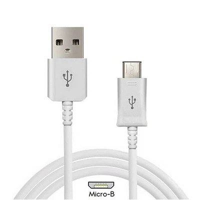 For Xbox One & 360 Controllers - White 3m Long Micro USB Charging Cable Lead - Image 1 of 4