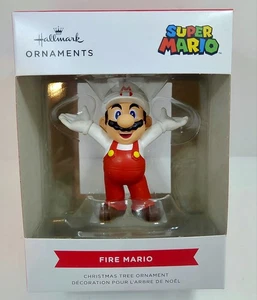 Super Mario Hallmark Ornament Fire Mario Christmas Tree Brand NEW Unopened - Picture 1 of 3