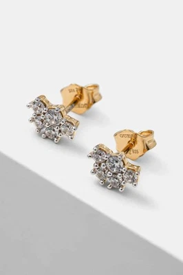 Orecchini al lobo donna Guess argento 925 dorato con zirconi JSBE04493JW - Immagine 1 di 3