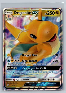 Dragonite GX - 37/70 - Pokemon Dragon Majesty Sun & Moon Ultra Rare Card NM - Picture 1 of 4