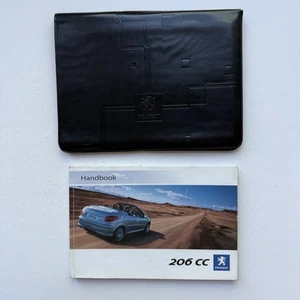 PEUGEOT 206 CC CONVERTIBLE OWNERS MANUAL HANDBOOK 2006 PRINT - WALLET PACK - Picture 1 of 9