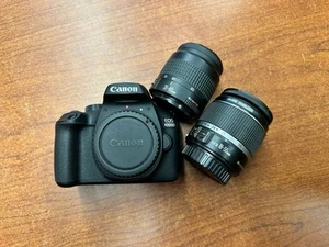 Canon EOS 4000D 18MP Digital SLR Camera, EF-S 18-55mm & 35-80mm Lenses - Picture 1 of 7