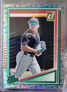 2025 Donruss Rated Prospects - Slade Caldwell - Rockets Foil RC - Picture 1 of 2