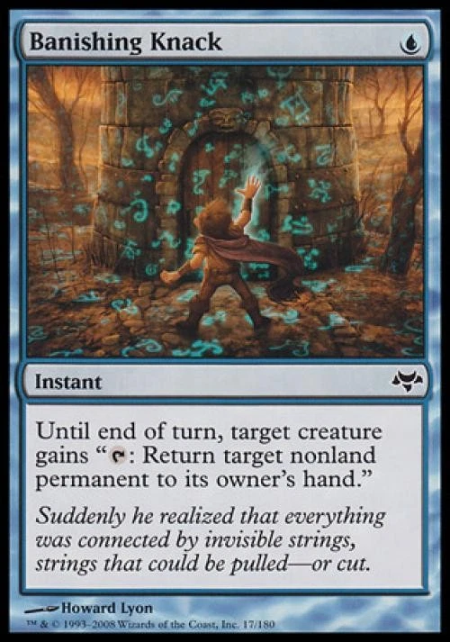 Banishing Knack -Foil Medium Play MTG Eventide - Image 1 of 1
