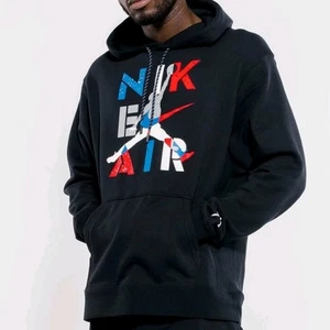 Nike Jordan Legacy AJ4 What The Mens Pullover Hoodie Size Large - Picture 1 of 12