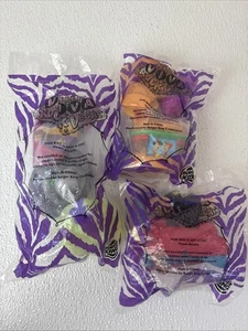 Flintstones VIVA ROCK VEGAS Set 3 Toys SEALED Kids Meal Burger King 2000 - Picture 1 of 5