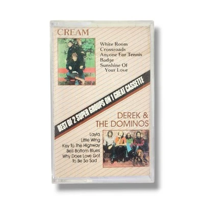 Cream / Derek & The Dominos 1986 Cassette Tape K-Tel BU-9384 - Image 1 of 4
