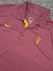 Polo de golf Arizona State Sun Devils Nike DRI-FIT para hombre XL granate - Imagen 1 de 9