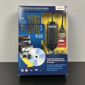 Roxio Easy VHS to DVD 3 Plus Converter Transfer VHS Hi8 Video8 to DVD Windows - Picture 1 of 7