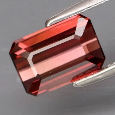 ¡Color encantador de 1,25 quilates! Turmalina Padparadscha Natural Mozambique Forma Perfecta Foto 1 de 4