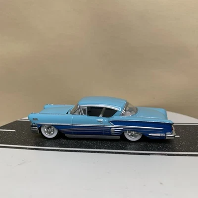 Chevy Impala Racing Champions Hot Rod Drag Racing #24 58 techo rígido azul 1:64 casi nuevo Foto 1 de 4