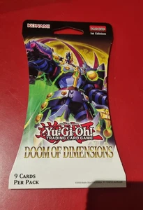 Yu-Gi-Oh Doom of Dimensions blister card - 9 card pack - Picture 1 of 2