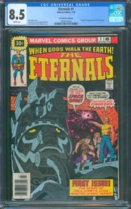 The Eternals #1 ⭐ Variante de precio de 30 centavos rara ⭐ CGC 8.5 ¡1ª aplicación! Jack Kirby 1976 - Imagen 1 de 2