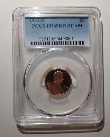 1993-S PCGS PR69RD DCAM Cover